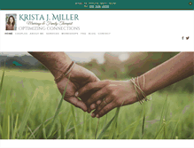 Tablet Screenshot of krista-j-miller.com